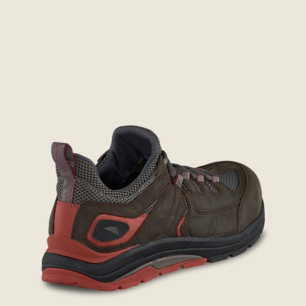 Red Wing Work Shoes Mens Dark Brown - Cooltech™ Athletics - Safety Toe - 7124368-UL